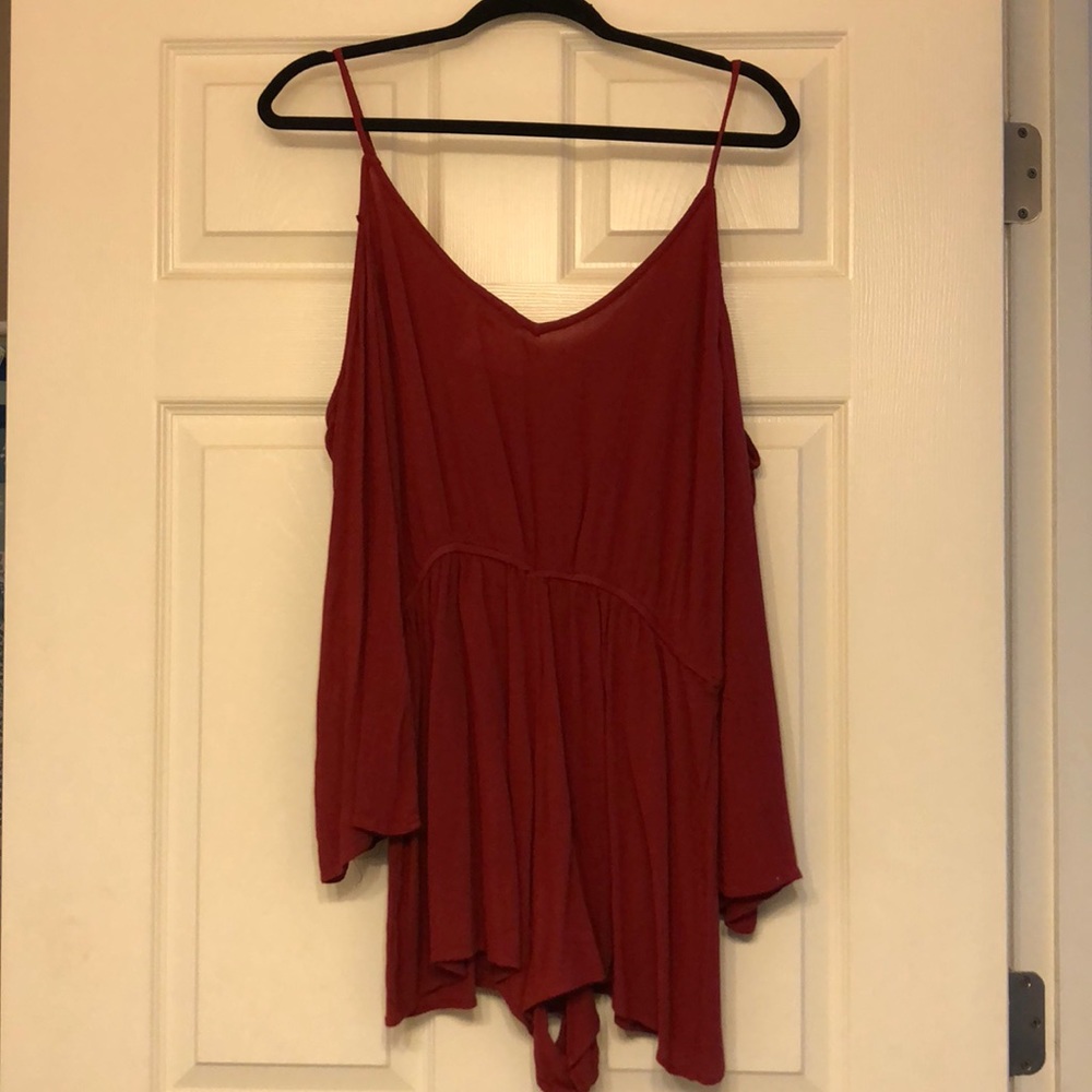 Maroon ROMPER - Picture 3 of 3
